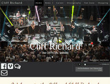 Tablet Screenshot of cliffrichard.org